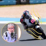 Alt Text Gambar: "Veda Ega Pratama mendapat tantangan dari Matteo Guerinoni untuk membuktikan kecepatan murninya tanpa mengandalkan strategi slipstream pada sesi kualifikasi Moto3."