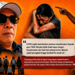 Ilustrasi pekerja migran Indonesia (TKW) yang menjadi korban penyiksaan majikan di luar negeri, menyoroti pentingnya perlindungan tenaga kerja Indonesia dan tanggung jawab PJTKI.