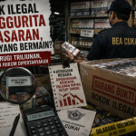 Peredaran rokok ilegal tanpa pita cukai marak di pasaran dan menyebabkan kerugian negara dari sektor penerimaan cukai.
