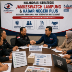 Tim Jamkeswatch Lampung menggelar rapat pembentukan tim khusus advokasi kesehatan yang akan melakukan sidak ke sejumlah rumah sakit di Lampung serta mengevaluasi pengurus yang tidak aktif.