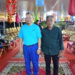 Dang Ike Edwin bersama tokoh masyarakat adat Buay Belunguh menyerukan penyelesaian polemik tanah ulayat melalui musyawarah damai di Kabupaten Tanggamus, Lampung.