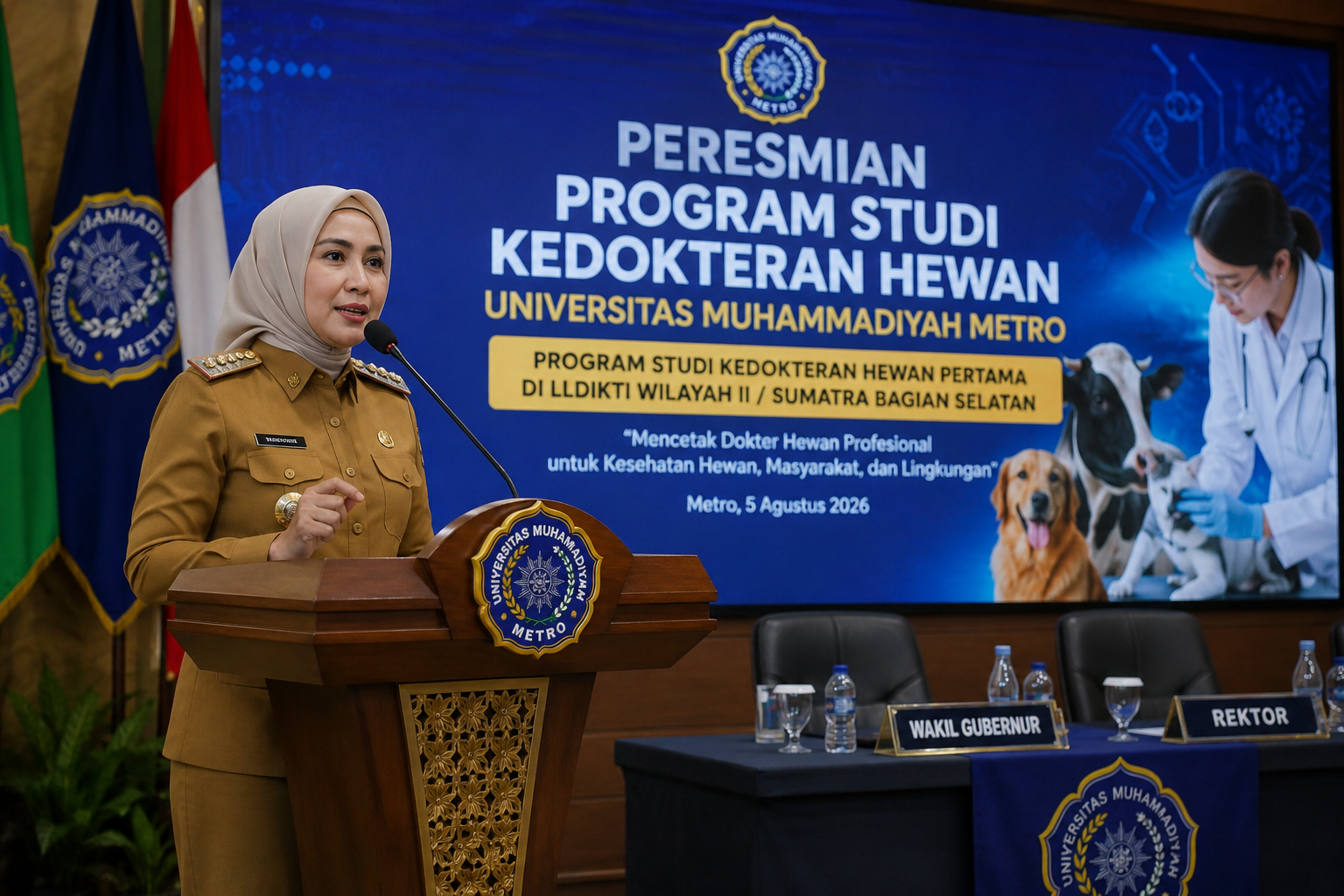 Bukan Sekadar Cetak Dokter Hewan! UM Metro Buka Prodi Kedokteran Hewan Pertama di Sumbagsel, Taruhan Baru Hadapi Zoonosis hingga Krisis Pangan