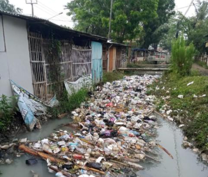 Kondisi sungai di Pekon Rajabasa, Kecamatan Ngaras, Pesisir Barat, yang perlu dijaga dari pembuangan sampah sembarangan.