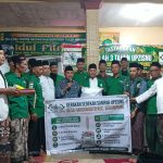 Peluncuran Gerakan Sedekah Sampah UPZISNU Ranting Hargomulyo di Sekampung Lampung Timur.