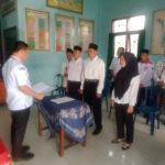 Pelantikan anggota PAW BHP Pekon Soponyono oleh Camat Wonosobo Ali Imron di Kabupaten Tanggamus.
