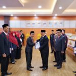 Bupati Tanggamus Saleh Asnawi melantik 47 kepala sekolah di lingkungan Pemerintah Kabupaten Tanggamus pada 16 Oktober 2026.
