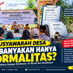 Musyawarah desa membahas prioritas Dana Desa, pembangunan infrastruktur, dan aspirasi masyarakat.